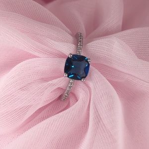 SILVER TONE RING TURQUOISE STONE WHITE RHINESTONE